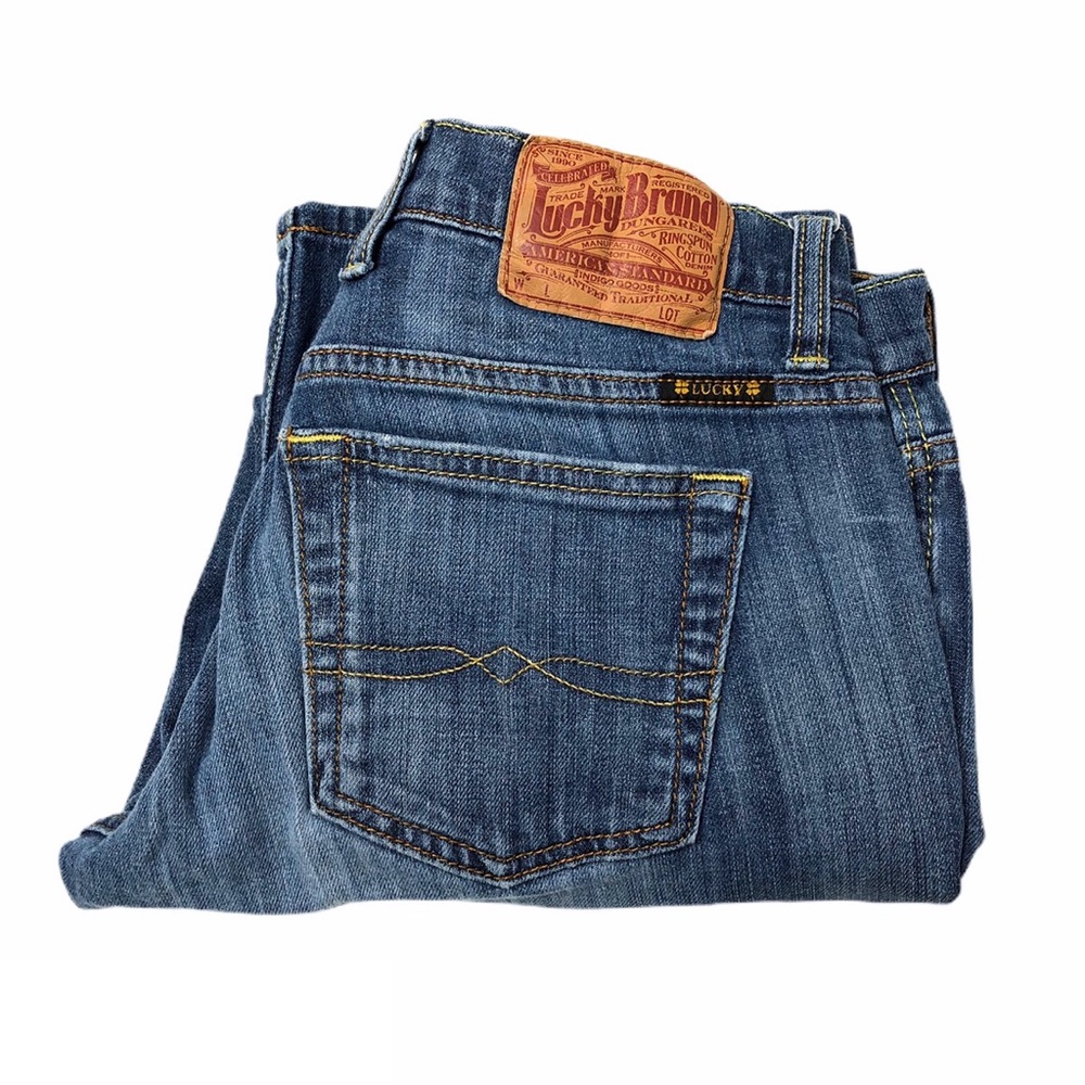 Lucky Brand Easy Rider Low Rise Stretch Crop Jeans